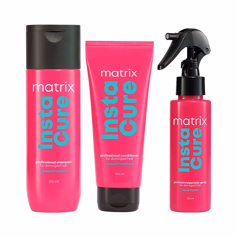 Matrix InstaCure Liquid Protein Shampoo Conditioner and Spray
