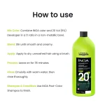 L'Oréal INOA Oxydant Riche 20 Vol 6 developer ammonia free oil enriched formula for smooth and even hair color results