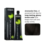 L'Oréal Professionnel INOA 4 Natural Brown professional hair color cream for rich natural brown shade