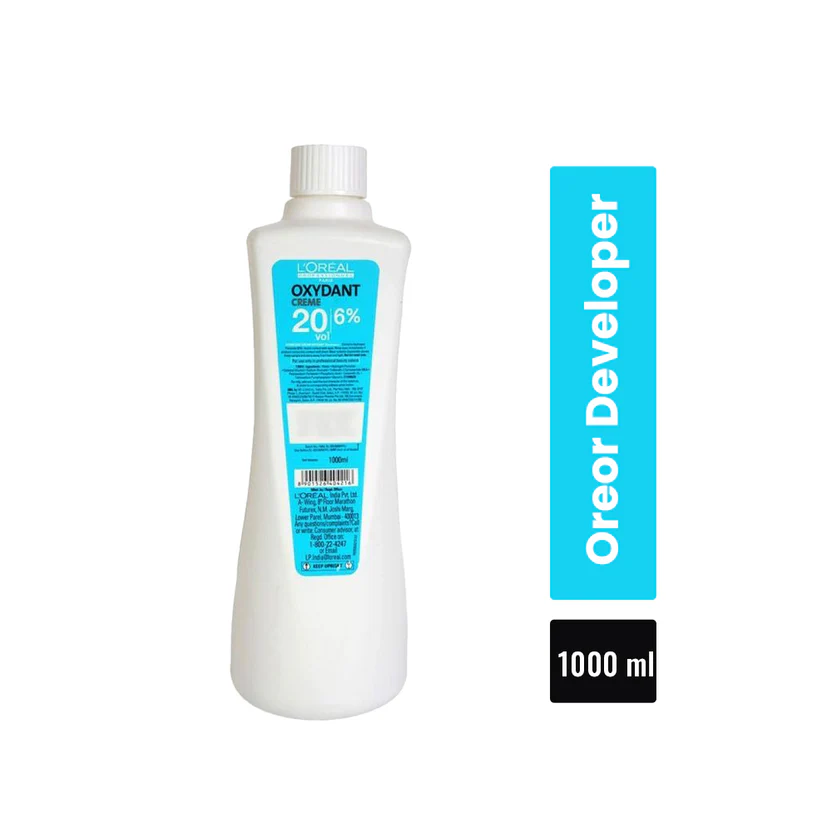 L'Oréal Professionnel Oxydant Creme 20 Vol 6 percent developer 1000ml original hair color developer available on PinkBliss India