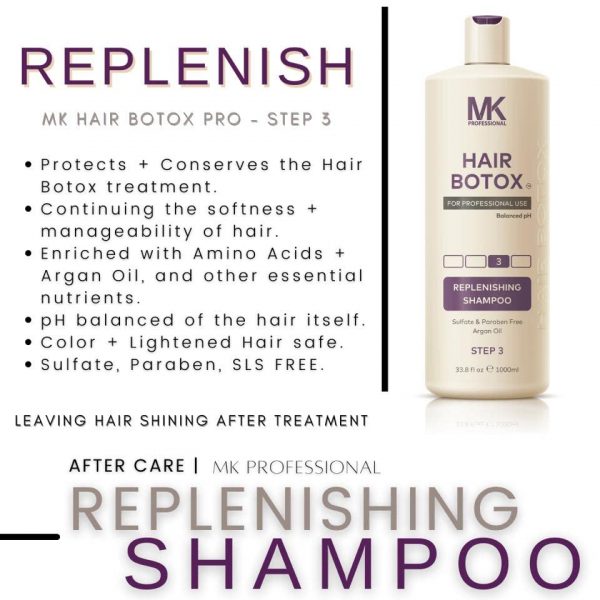 MK PROFESSIONAL Hair Botox Replenishing Shampoo