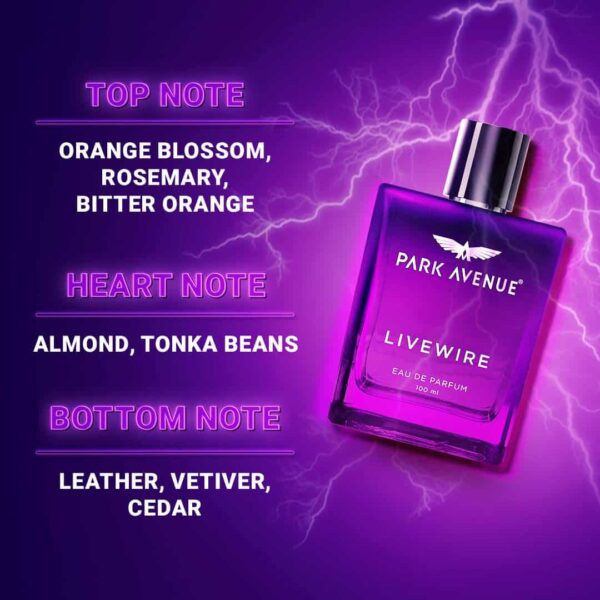 Park Avenue Mens Perfume Livewire Eau De Parfum 100 ml9