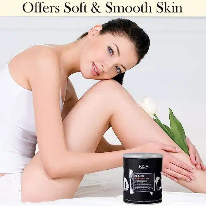 Rica Black Liposoluble Wax for All Skin Types  800ml - Image 4