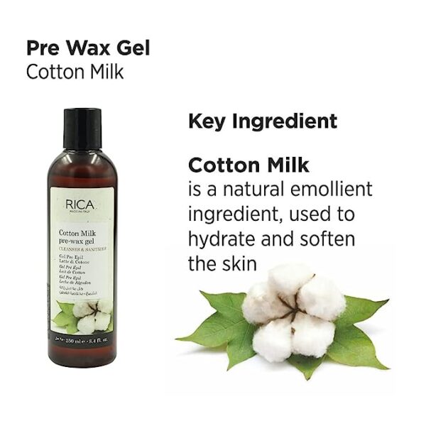 Rica Cotton Milk Pre Wax Gel Cleansing Waxing 1