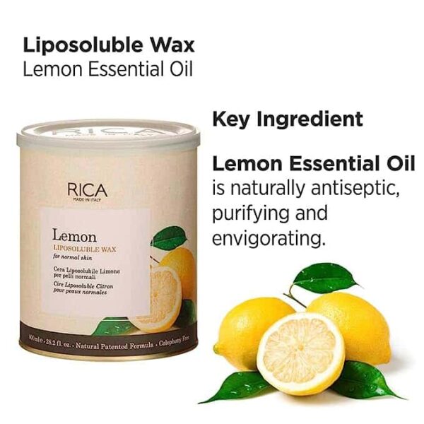 Rica Lemon Liposoluble Wax for Hair Tan Removal 1