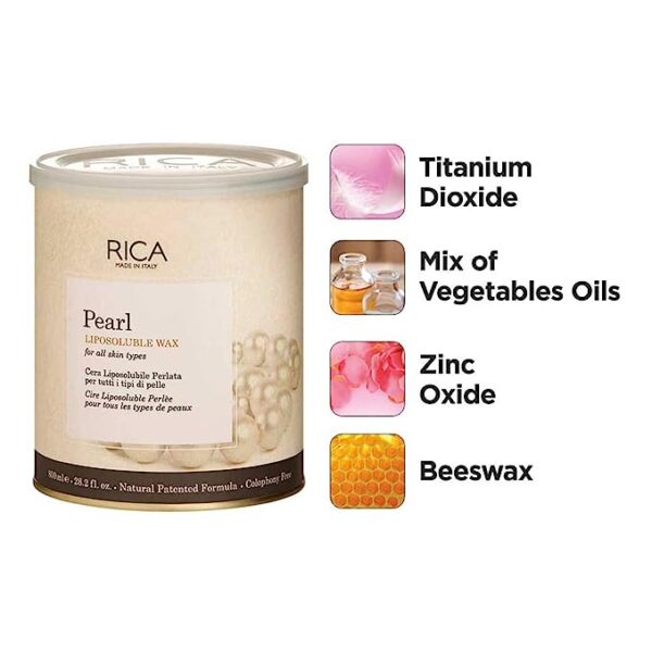 Rica Womens Pearl Liposoluble Wax for All Skin Types 800g