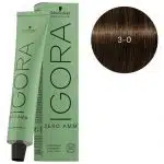 Schwarzkopf Professional IGORA Zero Ammonia Permanent Color (3-0 Dark Brown) New pack