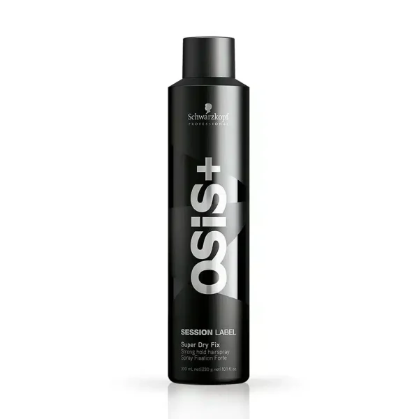 Schwarzkopf Professional Osis Session Label Strong Hold Hair Super Dry Fix Spray 300ml 1