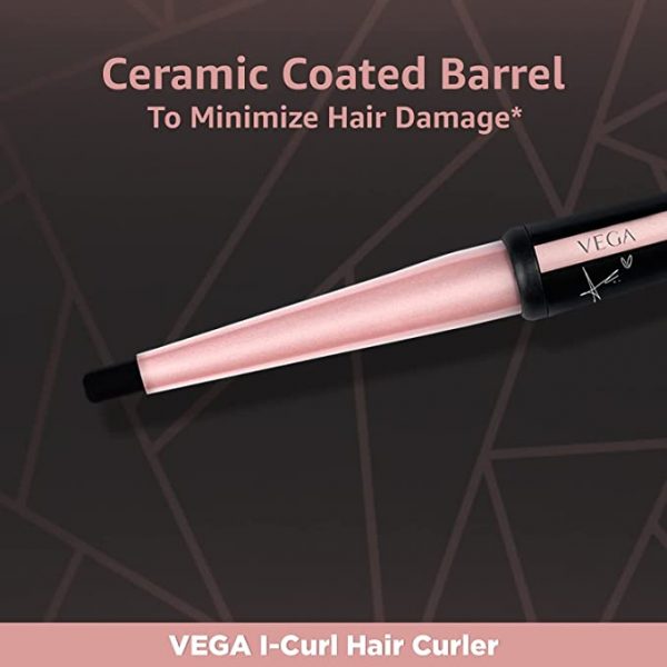 Vega I Curl Hair Curler VHCH 05 Ananya Signature Collection Black