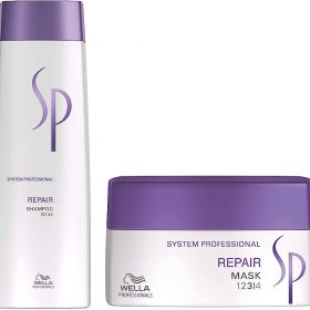 Wella Professionals SP Repair Shampoo for Damaged Hair 250 ml and Repair Mask For Damaged Hair 200 ml Combo