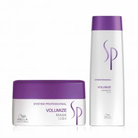 Wella Professionals SP Volumize Shampoo 250ml and Mask 200ml