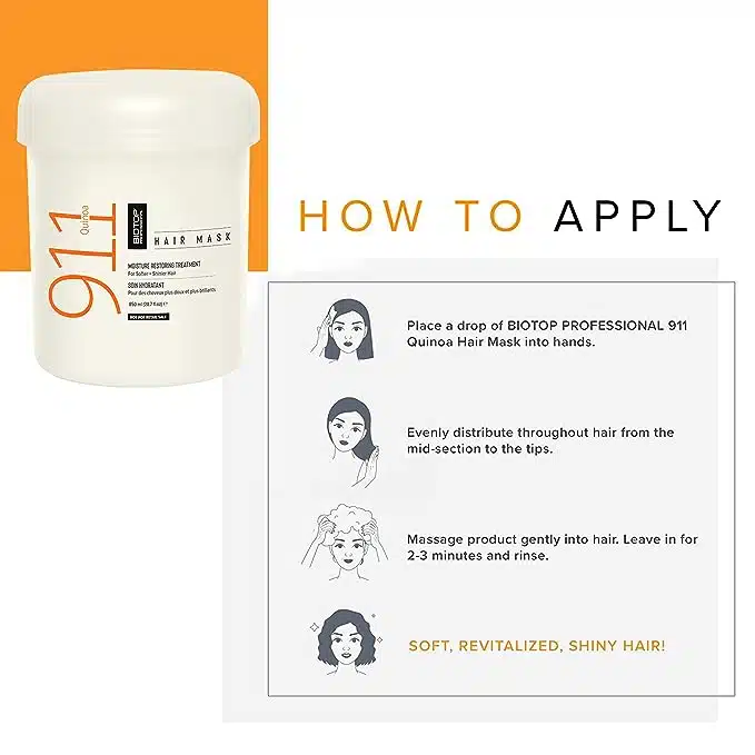 Biotop Professional 911 Quinoa Hair Mask 850ml - Image 2