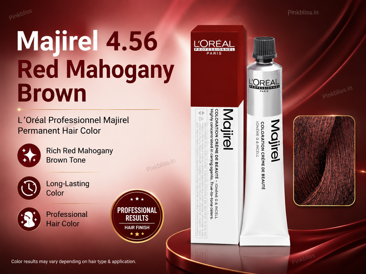 L’oreal Professionnel Majirel – 4.56 (Red Mahogany Brown)