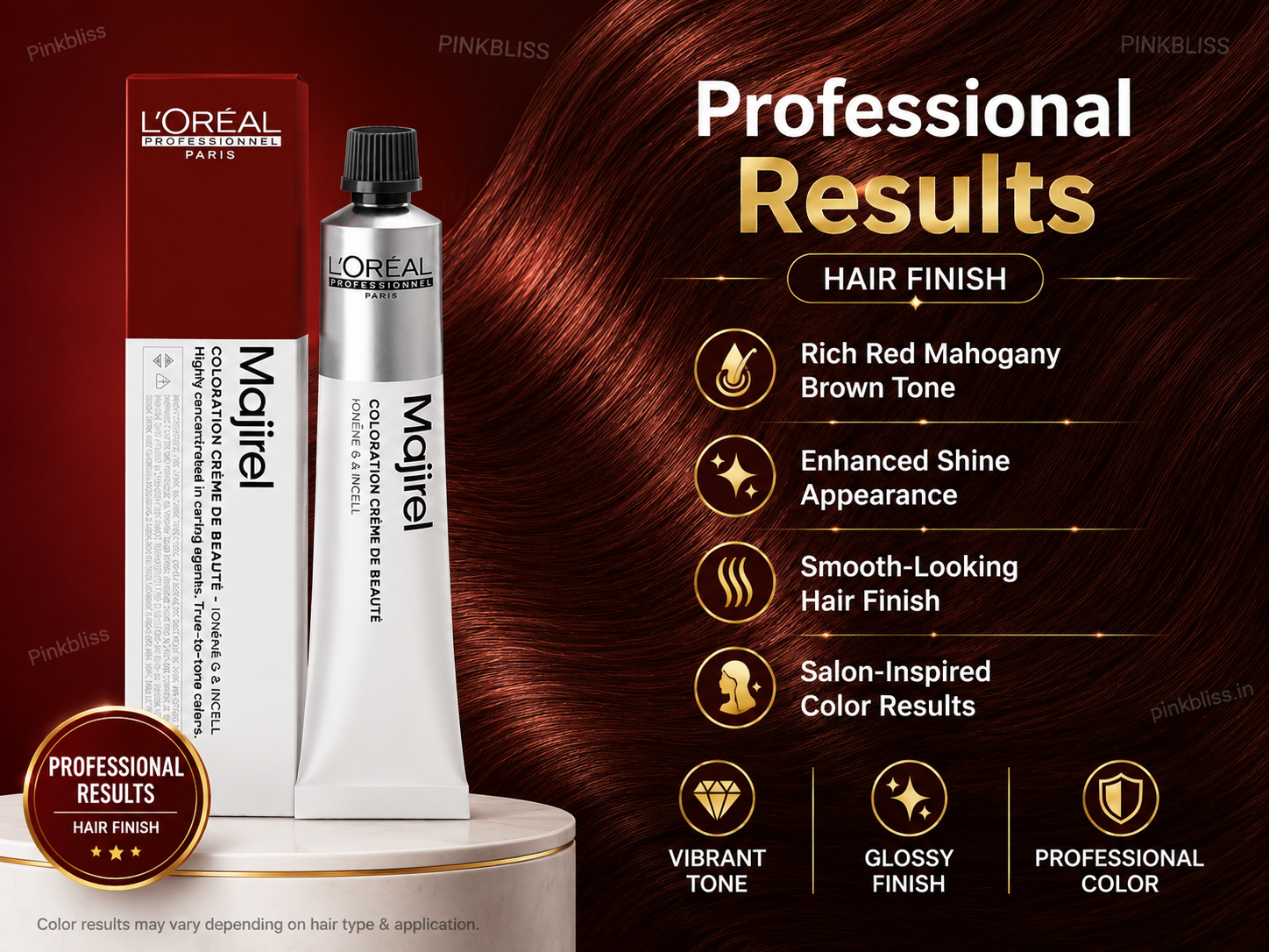 L’oreal Professionnel Majirel – 4.56 (Red Mahogany Brown)