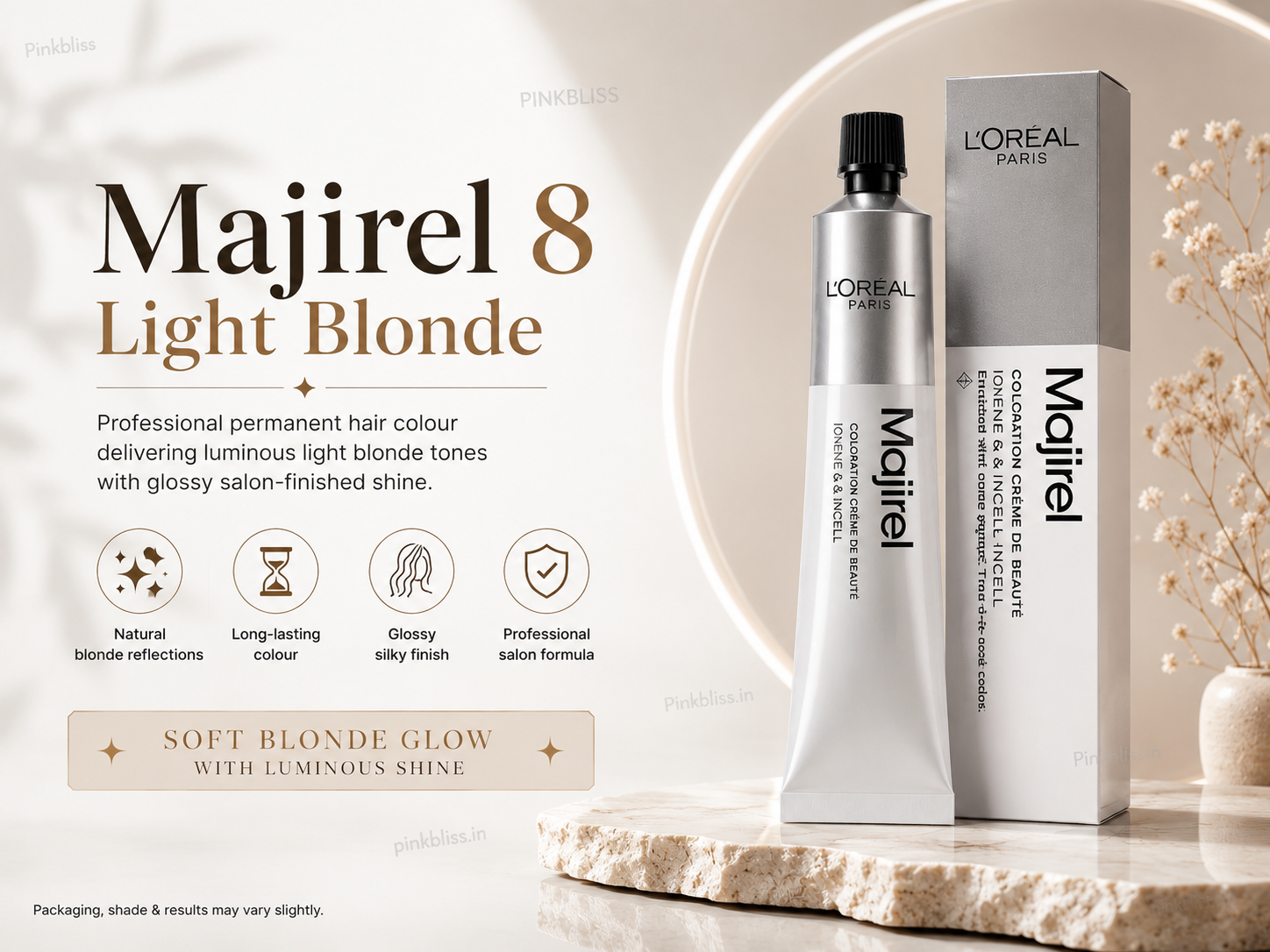 L’oreal Professionnel Majirel – 8 (Light Blonde)