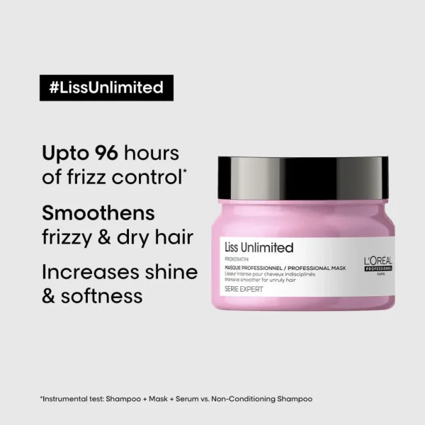 L'Oreal Professional Serie Expert Pro keratin Liss Unlimited Masque 250ml