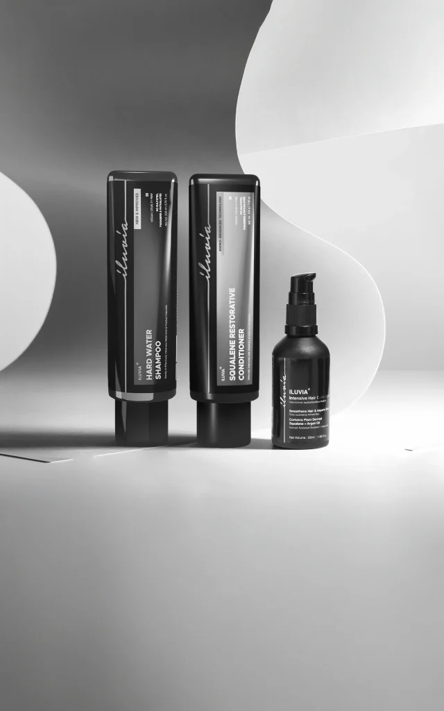 iluvia Professional Hard Water Shampoo Conditioner 200ml Each and Serum 50ml