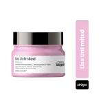 L'Oréal Professionnel Liss Unlimited masque 250ml with pro keratin for frizz free smooth hair original product available on PinkBliss India