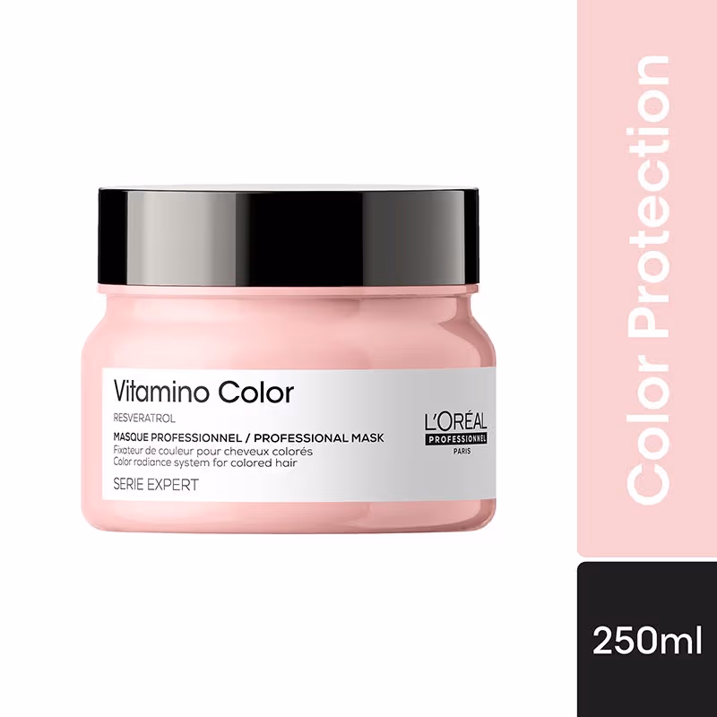 L'Oréal Professionnel Vitamino Color hair mask 250g with resveratrol for colored hair original product available on PinkBliss India
