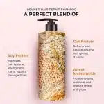 De Fabulous Reviver Hair Repair Shampoo (1000ml) Repairs Dry & Frizzy Hair, Sulphate Free, pH Balanced - Image 3