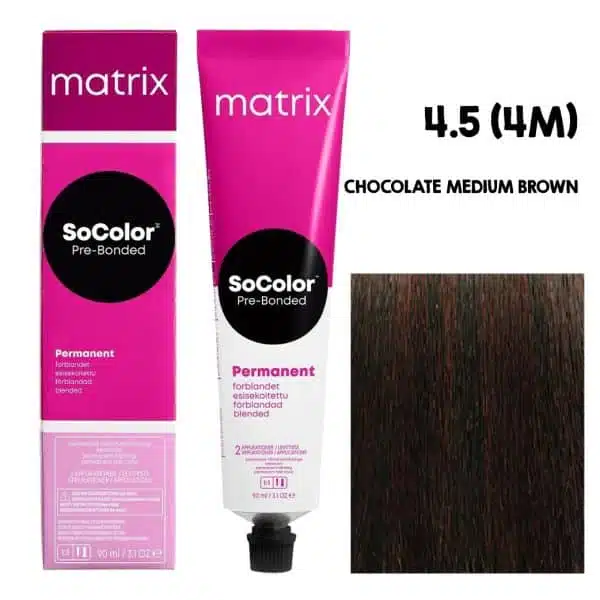 Matrix SOCOLOR 4.5 4M (Chocolate Medium Brown) - Image 1