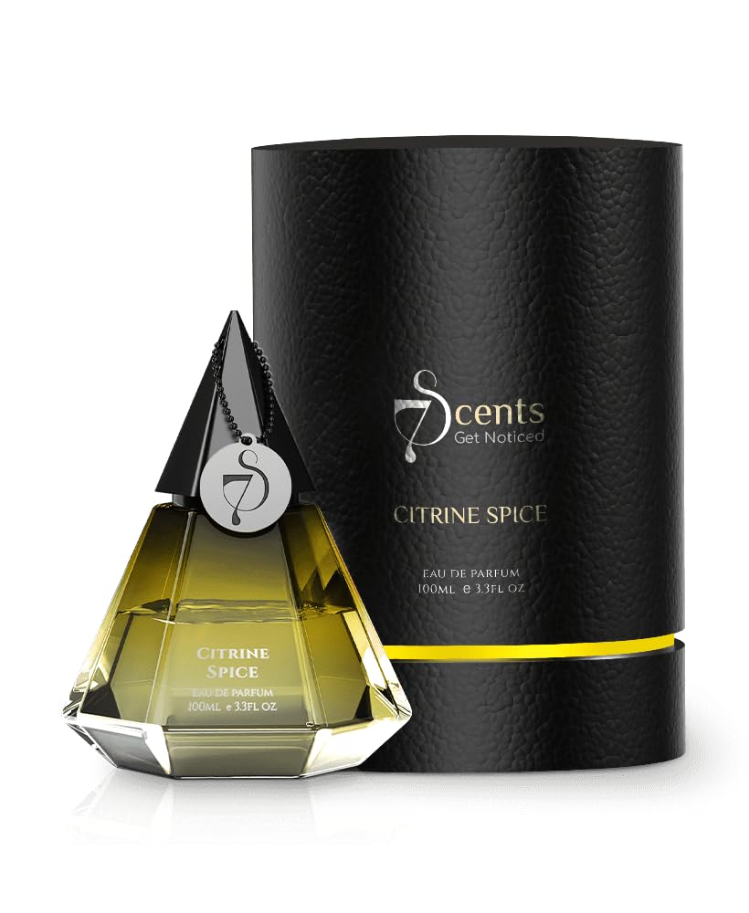 7 Scents Perfume - 100ml | Citrine Spice | Eau De Parfum | Unisex Fragrance | Exquisite Indo Luxury Perfume (CITRINE SPICE)