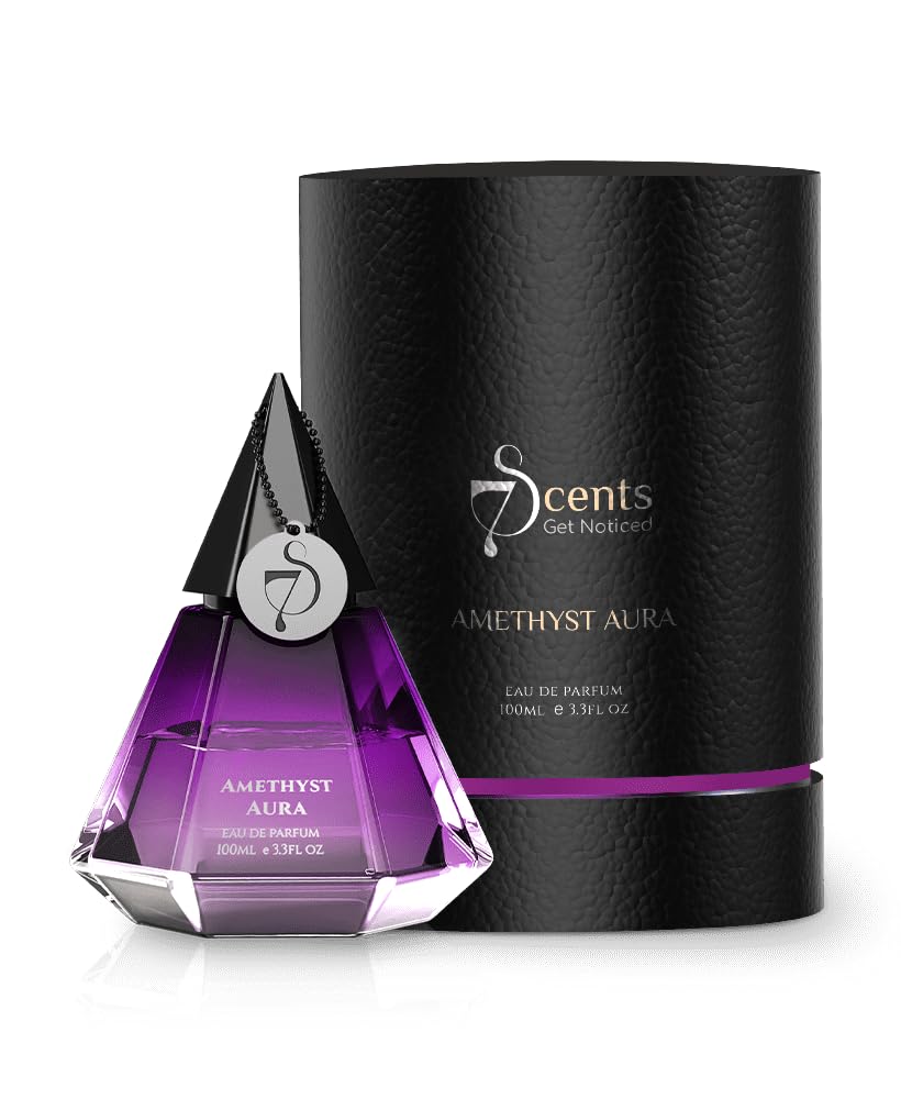 7 Scents Perfume - 100ml | Amethyst Aura | Eau De Parfum | Unisex Fragrance | Exquisite Indo Luxury Perfume (AMETHYST AURA)