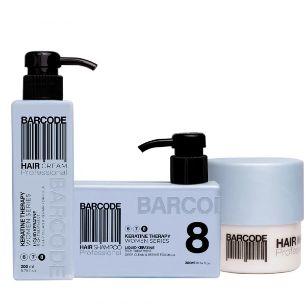 Barcode Professional Keratin Therapy Hair Shampoo 300ml3