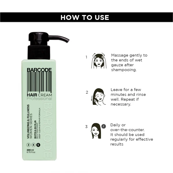 Barcode Professional Volumizing Fullness Hair Cream Conditioner 200ml1