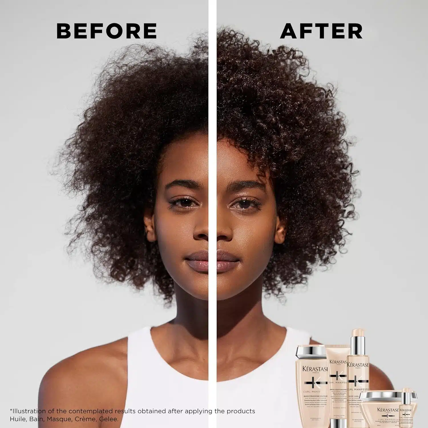 KERASTASE Paris Curl Manifesto Bain Hydratation Douceur Gentle Hydrating Creamy Shampoo 250ml - Image 4