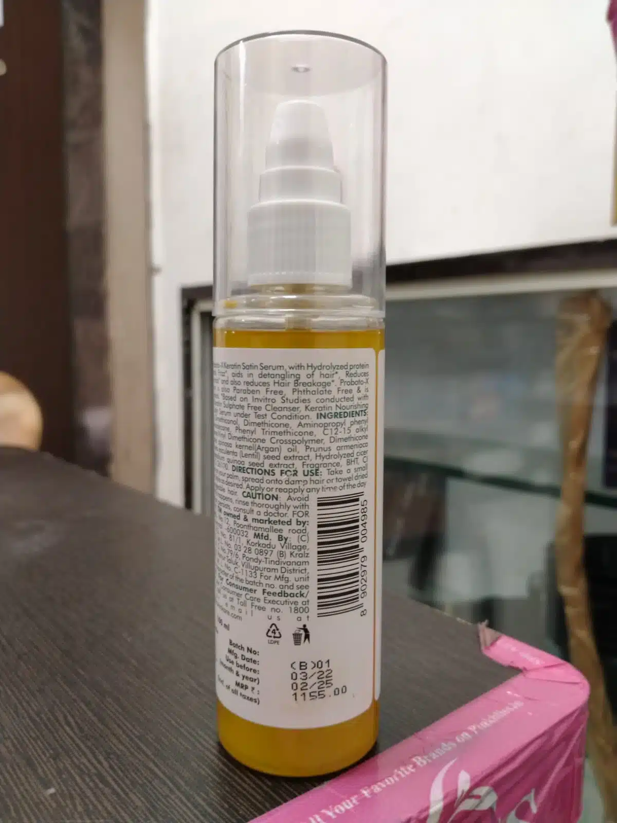 Krone Professional Proboto-X Keratin Shine Serum 100ml - Image 2