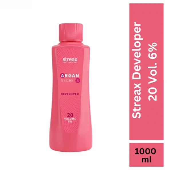 Streax Developer Argan secrets 20 Volume(6%) 1000ml