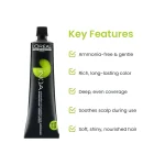 L'Oréal Professionnel INOA 4.26 iridescent red brown ammonia free permanent hair color for salon quality hair colouring