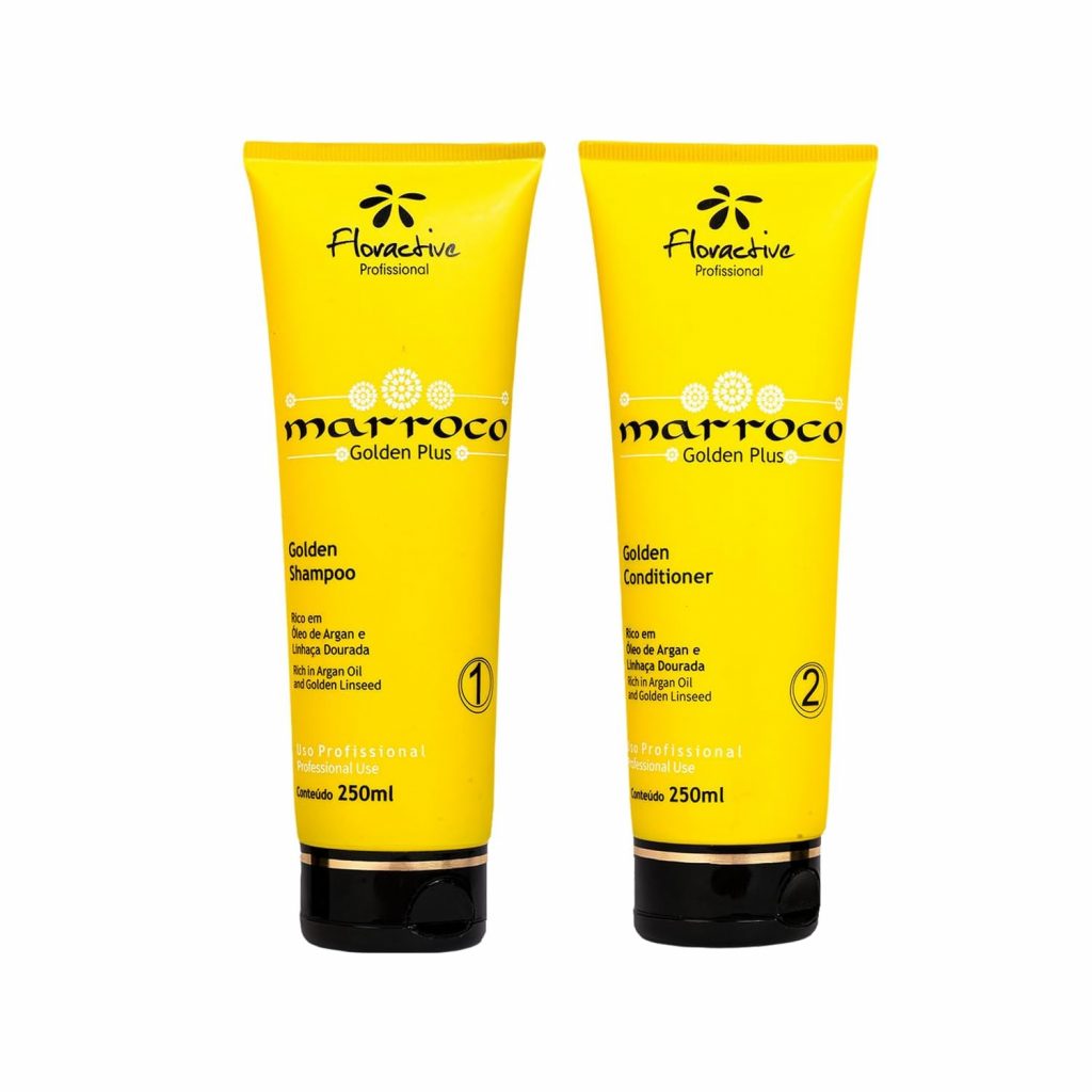 FLORACTIVE PROFISSIONAL Marroco Golden Plus Shampoo 250Ml And Conditioner- 250Ml