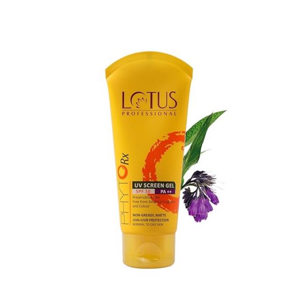 Lotus Professional Phyto RX UV Screen Gel, SPF 30 PA++, Transparent 80g