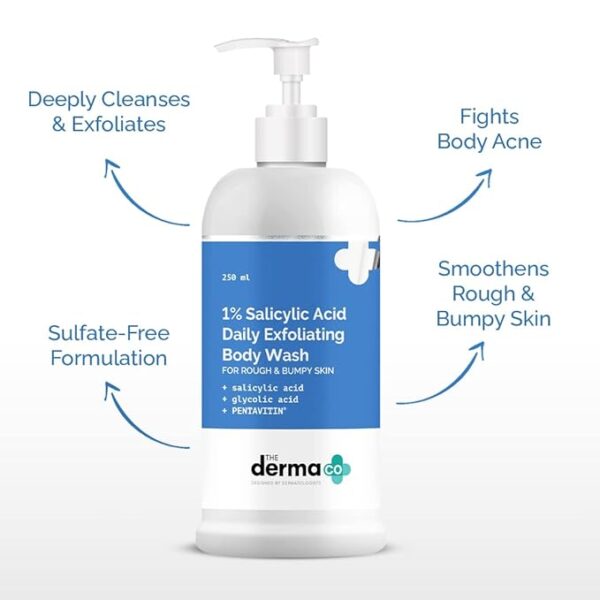 The Derma Co 1 Salicylic Acid Daily Exfoliating Body Wash1