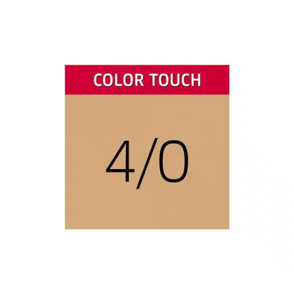 Wella Professionals Color Touch 4/0 Medium Brown/Natural Semi-Permanent (60ml) - Image 2