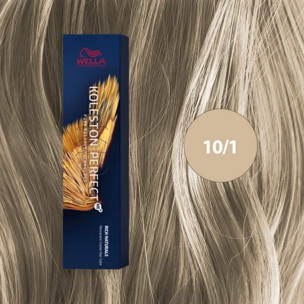 Wella Professionals Koleston Perfect Me+ Permanent Hair Color 10/1 Lightest Blonde Ash