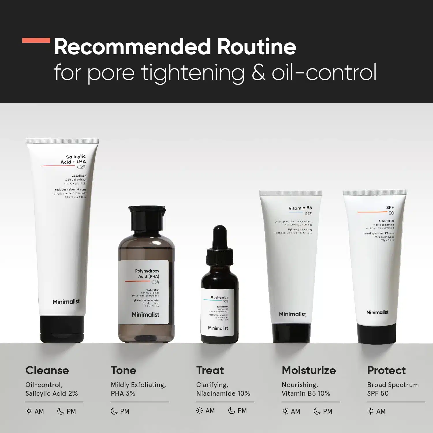 Minimalist Pha 03% Alcohol Free Face Toner 150ml | Pore Tightening & Mild Exfoliation For Oily, Acne Prone, Sensitive, Normal Skin - Image 4