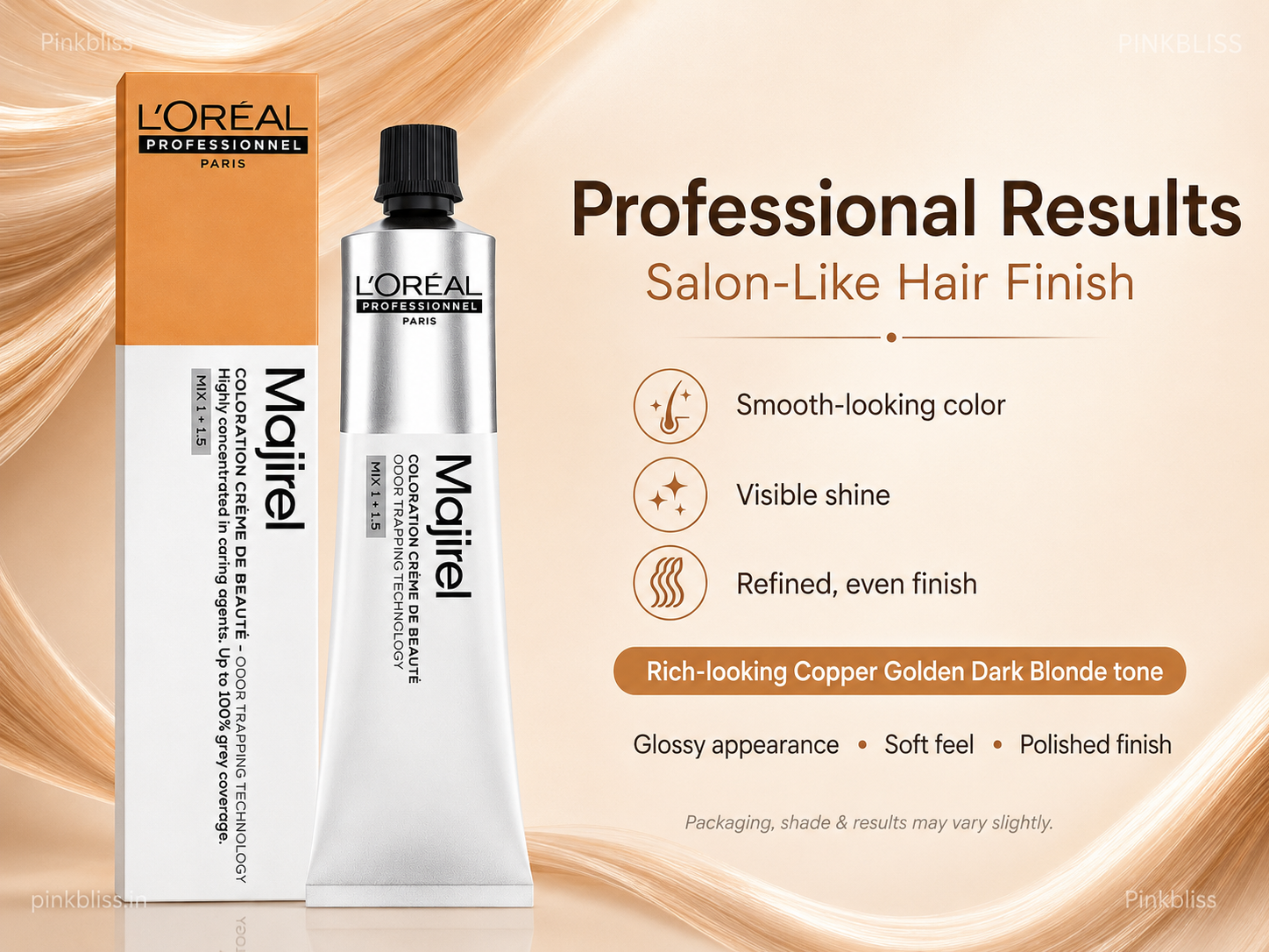 L’oreal Professionnel Paris Majirel – 6.34 (Copper Golden Dark Blonde)