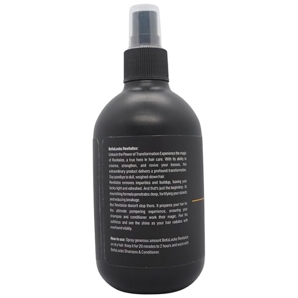BellaLocks Revitalize 250ML Hair Care with Argan Oil and Vitamin E FDA Approved