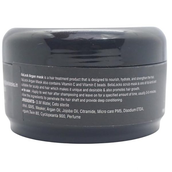 Bellalocks Argan Hair Mask 150ML Sulphate Free Paraben Free Silicone Free Nourishes Strengthens Protects Hydrates pH Balanced2