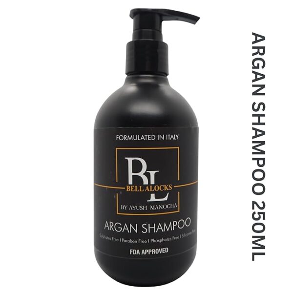 Bellalocks Argan Shampoo 250ml Nourishes Strengthens Protects Hydrates