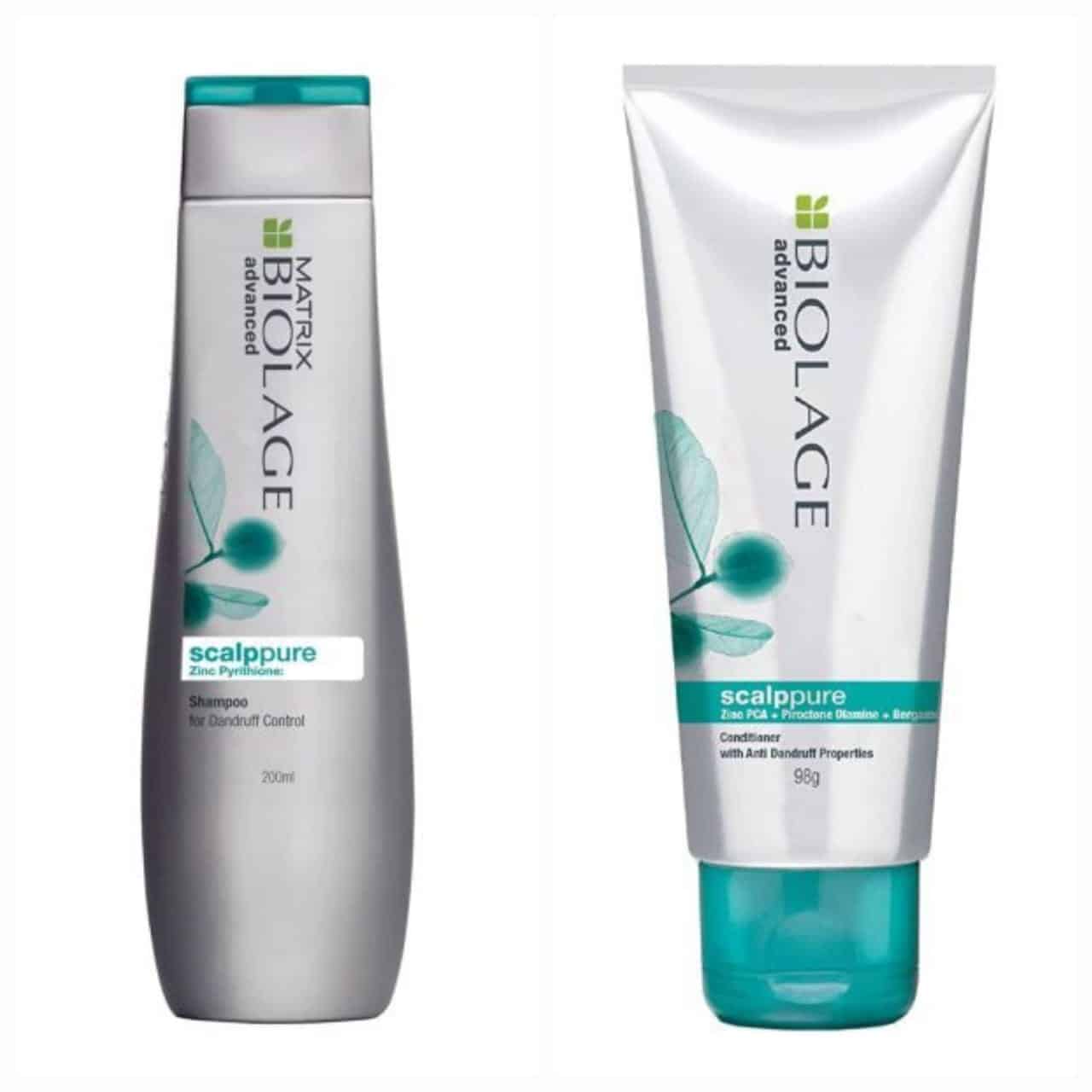 Biolage Scalppure Anti-Dandruff Shampoo and Conditioner Removes Visible Flakes After 1st Wash (200ml+98g)