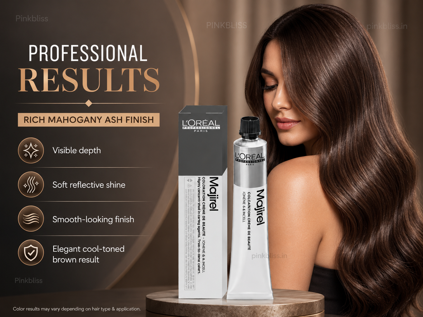 L’Oréal Professionnel Majirel – 5.15 (Mahogany Ash Light Brown)