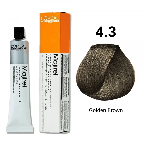 L'oreal Professionnel Majirel - 4.3 (Golden Brown)