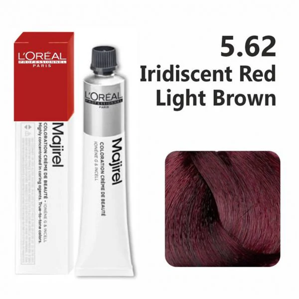 L'oreal Professionnel Majirel - 5.62 (Iridiscent Red Light Blonde)