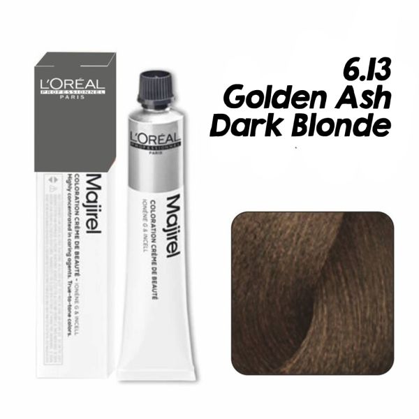 L'oreal Professionnel Majirel - 6.13 (Golden Ash Dark Blonde)