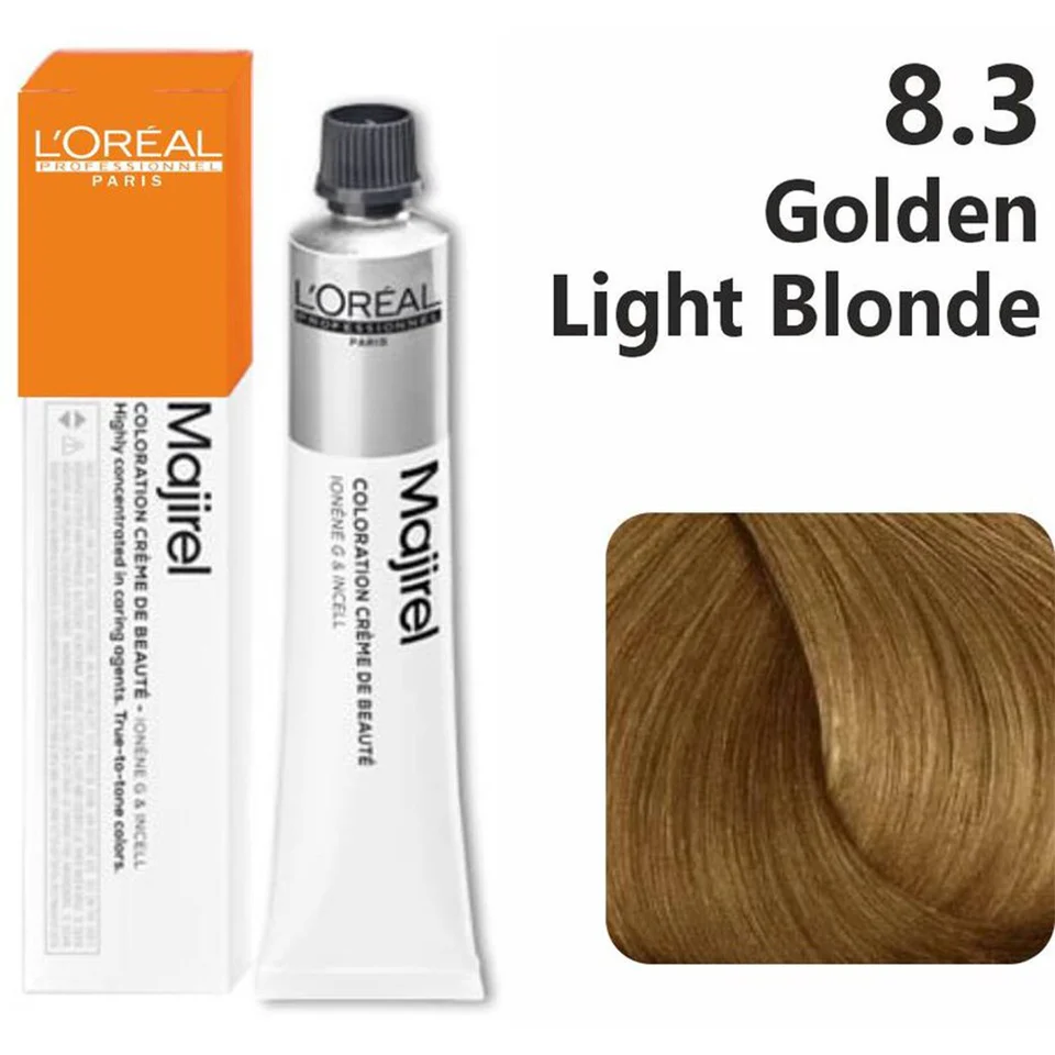 L'oreal Professionnel Majirel - 8.3 (Golden Light Blonde)