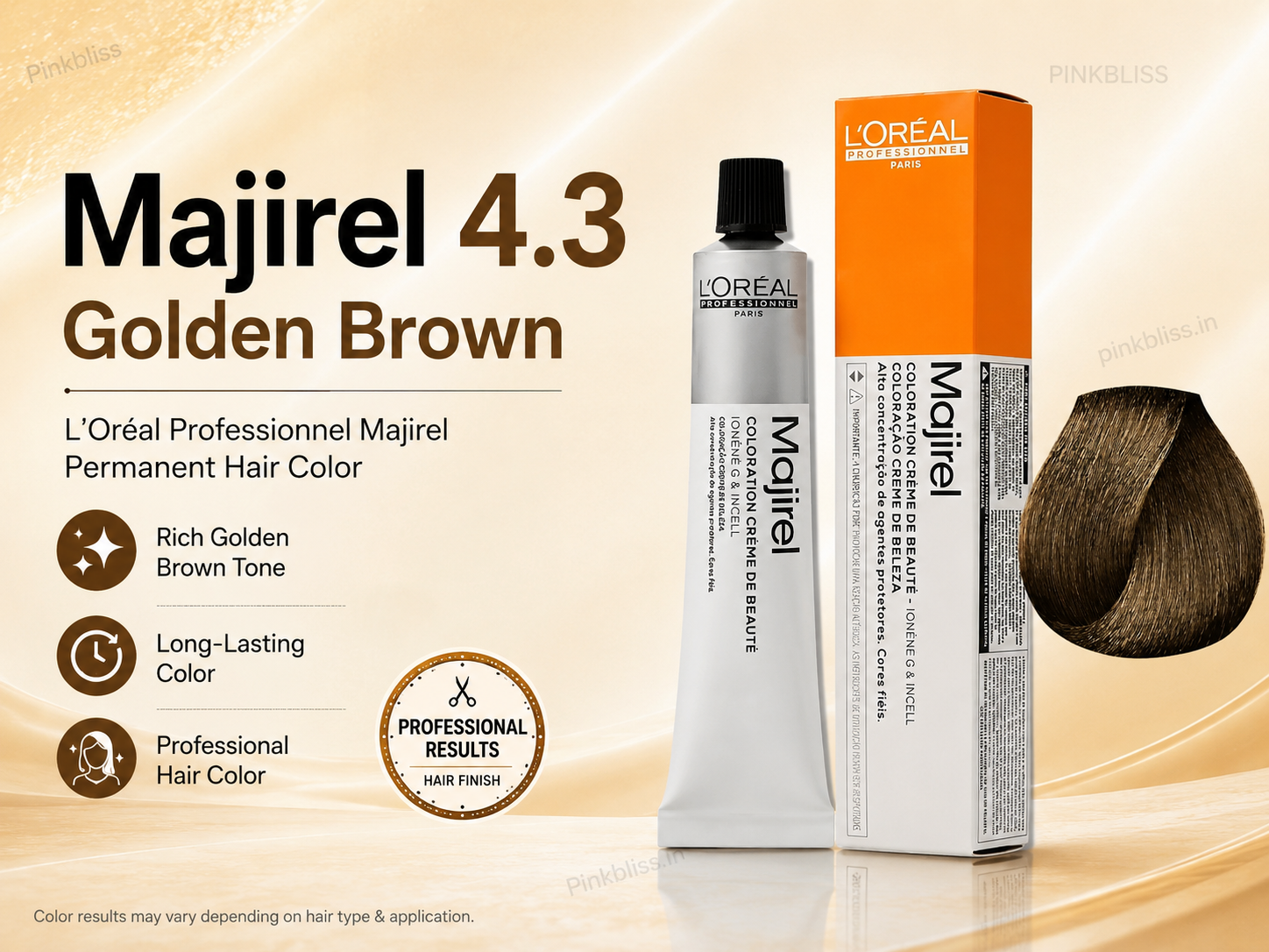 L’oreal Professionnel Majirel – 4.3 (Golden Brown)